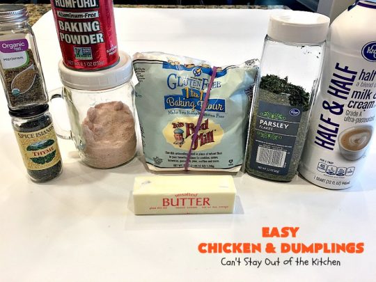 Easy Chicken and Dumplings | Can't Stay Out of the Kitchen | this #chicken #soup is absolutely fantastic. We drooled over every bite. So warm, comforting and perfect for winter. I made #glutenfree #dumplings but you can make regular flour dumplings if you prefer.