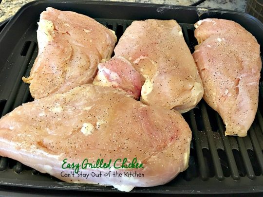 Easy Grilled Chicken | Can't Stay Out of the Kitchen | Easy & delicious 3-ingredient #chicken entree with a homemade #BBQ sauce. #glutenfree