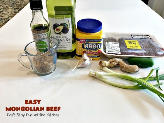 Easy 30-Minute Mongolian Beef | Can't Stay Out of the Kitchen | this is perfect for weeknight suppers when you need to have a meal ready in 30 minutes! This scrumptious #beef entree is absolutely terrific served over rice. #glutenfree