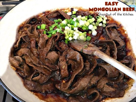 Easy 30-Minute Mongolian Beef | Can't Stay Out of the Kitchen | this is perfect for weeknight suppers when you need to have a meal ready in 30 minutes! This scrumptious #beef entree is absolutely terrific served over rice. #glutenfree