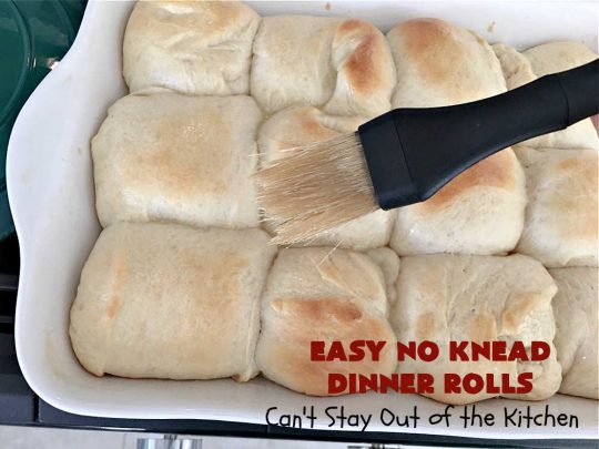 Easy No Knead Dinner Rolls | Can't Stay Out of the Kitchen | this incredibly easy 6-ingredient #recipe is the best #DinnerRoll recipe ever! The dough is kneaded in the #breadmaker so there's no kneading or stirring! If your family enjoys dinner rolls this is the perfect recipe for family, company or #holiday dinners. Everyone will rave over them and beg you to make them again! #bread #HolidaySideDish #NoKneadDinnerRolls #EasyNoKneadDinnerRolls #HolidayDinnerRolls #CompanyDinnerRolls