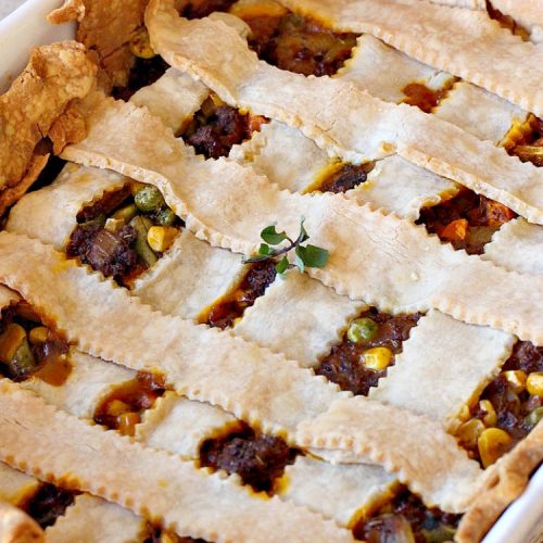 Easy Venison Potpie | Can't Stay Out of the Kitchen | this easy #Potpie #recipe will knock your socks off! If you have family members that hunt, this is a fantastic way to use up ground or chunk #venison. #DeerMeat #EasyVenisonPotPie