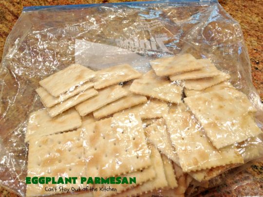 Eggplant Parmesan | Can't Stay Out of the Kitchen | this is my favorite #recipe for #EggplantParmesan. It's absolutely scrumptious & terrific for a side dish or as a main dish for #MeatlessMondays. It's gooey & cheesy from #Parmesan & #MozzarellaCheese. #Italian #ItalianMainDish #eggplant #BestEggplantParmesan