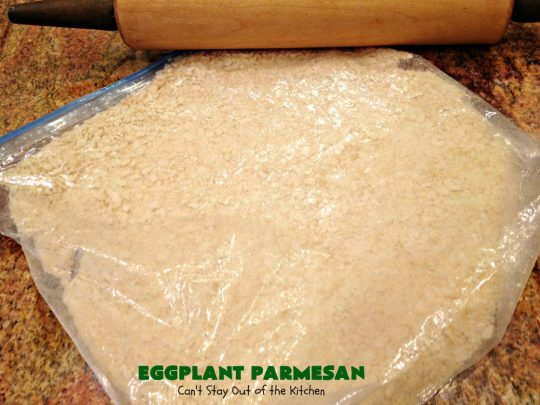 Eggplant Parmesan | Can't Stay Out of the Kitchen | this is my favorite #recipe for #EggplantParmesan. It's absolutely scrumptious & terrific for a side dish or as a main dish for #MeatlessMondays. It's gooey & cheesy from #Parmesan & #MozzarellaCheese. #Italian #ItalianMainDish #eggplant #BestEggplantParmesan
