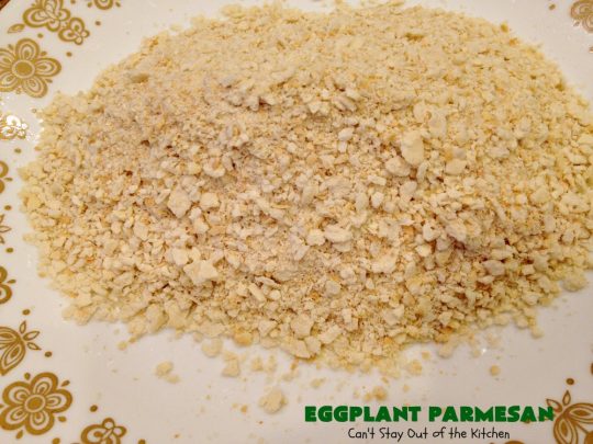 Eggplant Parmesan | Can't Stay Out of the Kitchen | this is my favorite #recipe for #EggplantParmesan. It's absolutely scrumptious & terrific for a side dish or as a main dish for #MeatlessMondays. It's gooey & cheesy from #Parmesan & #MozzarellaCheese. #Italian #ItalianMainDish #eggplant #BestEggplantParmesan
