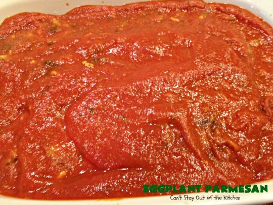 Eggplant Parmesan | Can't Stay Out of the Kitchen | this is my favorite #recipe for #EggplantParmesan. It's absolutely scrumptious & terrific for a side dish or as a main dish for #MeatlessMondays. It's gooey & cheesy from #Parmesan & #MozzarellaCheese. #Italian #ItalianMainDish #eggplant #BestEggplantParmesan