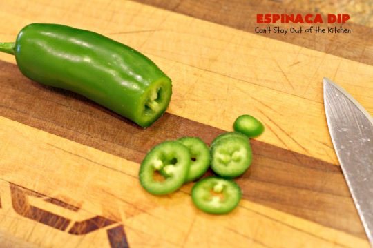 Espinaca Dip | Can't Stay Out of the Kitchen | this fabulous #TexMex #appetizer is perfect for #tailgating parties & potlucks. Everything is dumped in the #crockpot! Jose Peppers Cantina #copycat recipe.