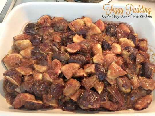 Figgy Pudding | Can't Stay Out of the Kitchen | celebrate the #holidays with this spectacular #dessert. #figs #cobbler