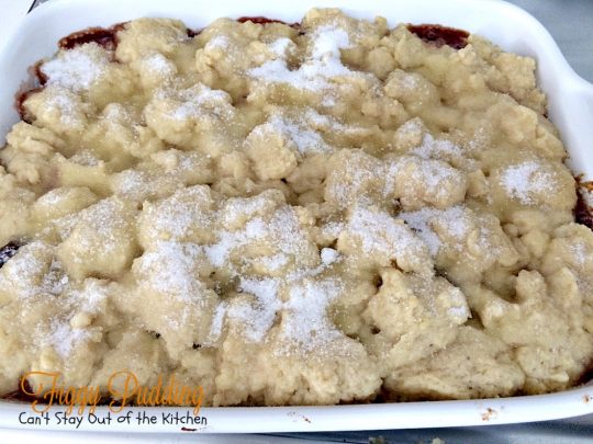 Figgy Pudding | Can't Stay Out of the Kitchen | celebrate the #holidays with this spectacular #dessert. #figs #cobbler