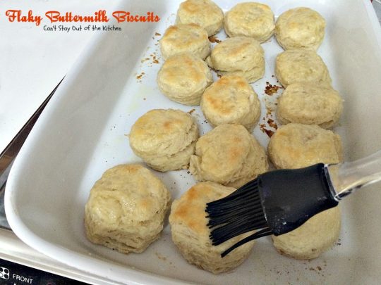 Flaky Buttermilk Biscuits| Can't Stay Out of the Kitchen | these wonderfully flaky #biscuits are great served with #sausagegravy for a #holiday #breakfast or for dinner.