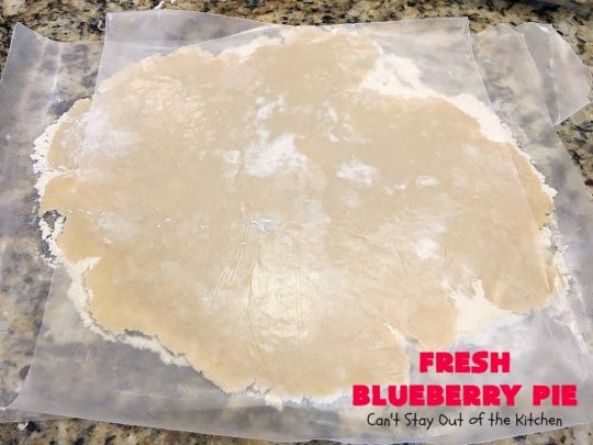 Fresh Blueberry Pie | Can't Stay Out of the Kitchen | this amazing #blueberrypie #recipe can be made in about 15-20 minutes! It's terrific for company or #holidays like #FathersDay or #FourthofJuly. Our company raved over this delicious #pie. #dessert