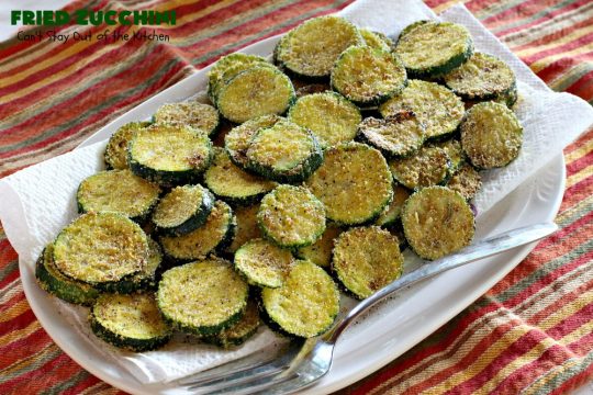 Fried Zucchini | Can't Stay Out of the Kitchen | this is the most delicious way to serve #zucchini. It's quick & easy & absolutely mouthwatering. #GlutenFree #SideDish #FriedZucchini #GlutenFreeSideDish #Southern #cornmeal #SouthernSideDish
