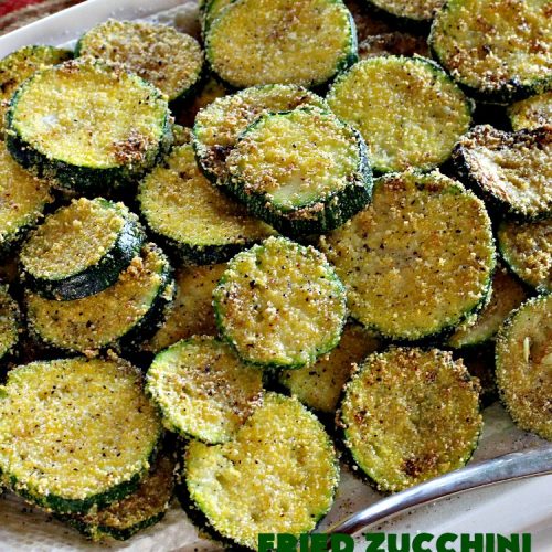 Fried Zucchini | Can't Stay Out of the Kitchen | this is the most delicious way to serve #zucchini. It's quick & easy & absolutely mouthwatering. #GlutenFree #SideDish #FriedZucchini #GlutenFreeSideDish #Southern #cornmeal #SouthernSideDish
