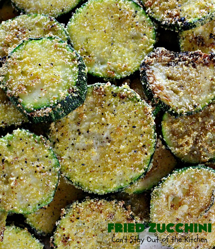 Fried Zucchini | Can't Stay Out of the Kitchen | this is the most delicious way to serve #zucchini. It's quick & easy & absolutely mouthwatering. #GlutenFree #SideDish #FriedZucchini #GlutenFreeSideDish #Southern #cornmeal #SouthernSideDish
