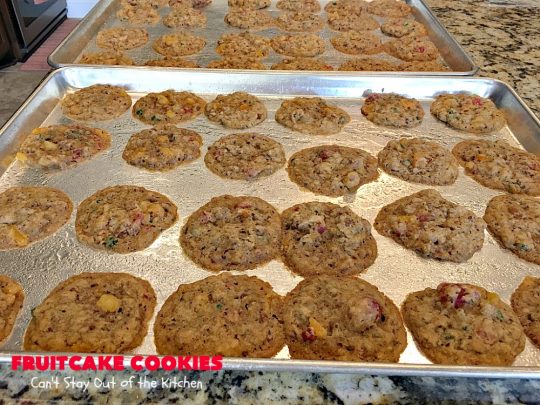 Fruitcake Cookies | Can't Stay Out of the Kitchen | we couldn't believe how fantastic these #Christmas #cookies were. They're great for #holiday baking. #cherries #apricots #fruitcake #dessert
