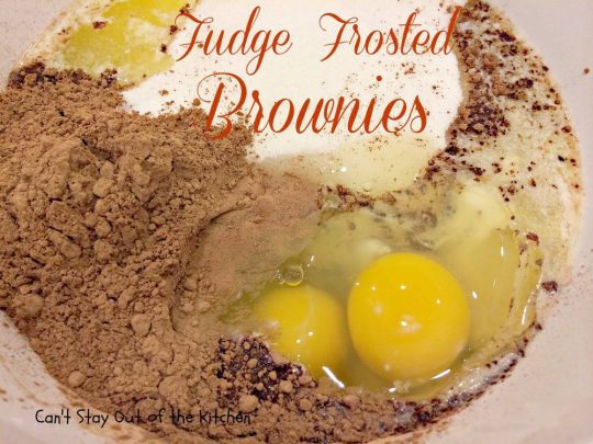 Fudge Frosted Brownies - IMG_0923