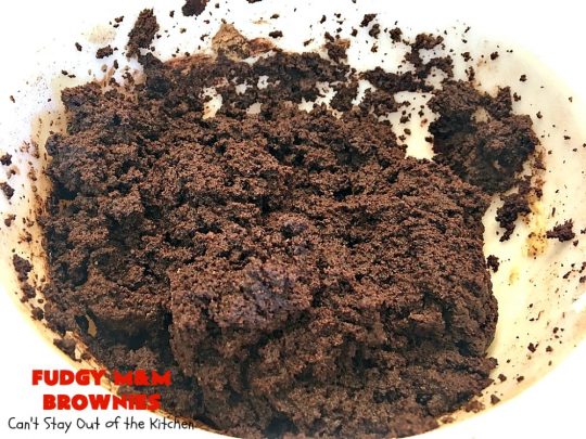 Fudgy M&M Brownies | Can't Stay Out of the Kitchen | these fantastic #brownies are rich, decadent & divine! They're filled with #M&Ms & glazed with #chocolate icing. Amazing #dessert.