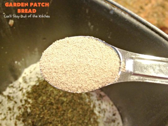 Garden Patch Bread | Can't Stay Out of the Kitchen | this delectable homemade #bread #recipe is made in the #breadmaker so it's incredibly easy. It uses simple garden veggies & it's also #vegan. #HomemadeBread #GardenPatchBread