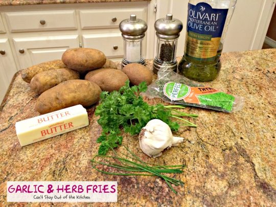 Garlic and Herb Fries | Can't Stay Out of the Kitchen | these oven #fries are succulent and amazing! Quick and easy, too. #Frenchfries #potatoes #glutenfree