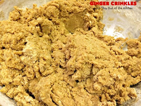 Ginger Crinkles | Can't Stay Out of the Kitchen | these classic #cookies are favorites for #holiday baking and #Christmas cookie exchanges. #dessert