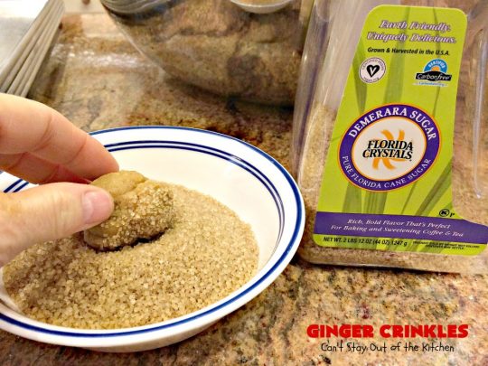 Ginger Crinkles | Can't Stay Out of the Kitchen | these classic #cookies are favorites for #holiday baking and #Christmas cookie exchanges. #dessert