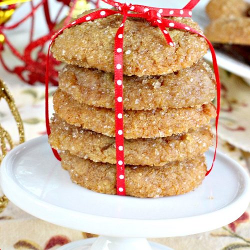 Ginger Crinkles | Can't Stay Out of the Kitchen | these classic #cookies are favorites for #holiday baking and #Christmas cookie exchanges. #dessert