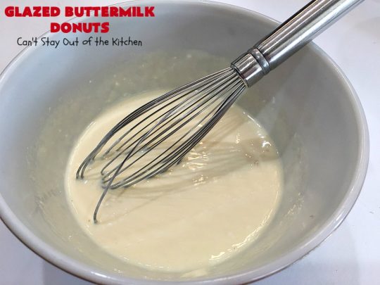 Glazed Buttermilk Donuts | Can't Stay Out of the Kitchen | these fantastic #donuts are the perfect comfort food for a #holiday, company or weekend #breakfast. You'll be drooling over every bite! #buttermilk #ButtermilkDonuts #EasterBreakfast #MothersDayBreakfast #GlazedButtermilkDonuts 