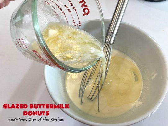 Glazed Buttermilk Donuts | Can't Stay Out of the Kitchen | these fantastic #donuts are the perfect comfort food for a #holiday, company or weekend #breakfast. You'll be drooling over every bite! #buttermilk #ButtermilkDonuts #EasterBreakfast #MothersDayBreakfast #GlazedButtermilkDonuts 