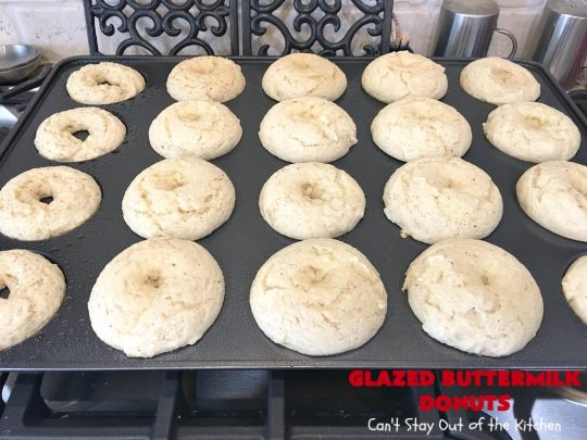 Glazed Buttermilk Donuts | Can't Stay Out of the Kitchen | these fantastic #donuts are the perfect comfort food for a #holiday, company or weekend #breakfast. You'll be drooling over every bite! #buttermilk #ButtermilkDonuts #EasterBreakfast #MothersDayBreakfast #GlazedButtermilkDonuts 
