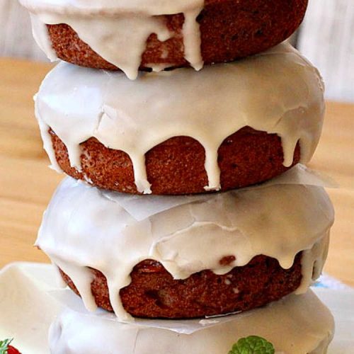 Glazed Chocolate Donuts | Can't Stay Out of the Kitchen