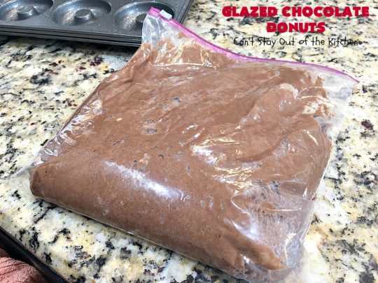 Glazed Chocolate Donuts | Can't Stay Out of the Kitchen | these mouthwatering #donuts are the ultimate in comfort food! They're glazed with a vanilla icing and so delicious you won't be able to stay out of them! #Chocolate #ChocolateDonuts #Breakfast #Holiday #HolidayBreakfast #Brunch #GlazedChocolateDonuts