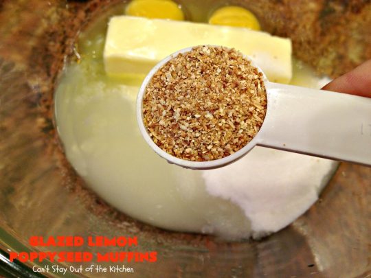 Glazed Lemon Poppyseed Muffins | Can't Stay Out of the Kitchen | these #breakfast #muffins are absolutely heavenly! Every bite will have you drooling. Terrific for a #holiday #breakfast, too. #lemon #poppyseeds #HolidayBreakfast #ChristmasBreakfast #NewYearsDayBreakfast