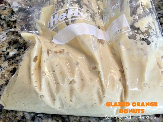 Glazed Orange Donuts | Can't Stay Out of the Kitchen | these fabulous #donuts are filled with #orange juice and orange zest. They're absolutely mouthwatering & perfect for a weekend #breakfast for company or family. #HolidayBreakfast #BakedOrangeDonuts 