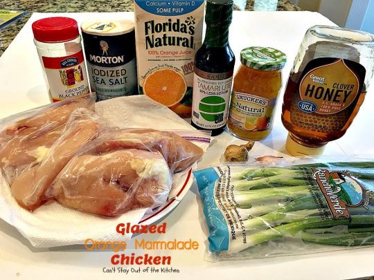 Glazed Orange Marmalade Chicken | Can't Stay Out of the Kitchen | this scrumptious sweet & spicy #chicken entree can be oven ready in about 5 minutes. Quick, easy & tasty. #glutenfree #orangemarmalade