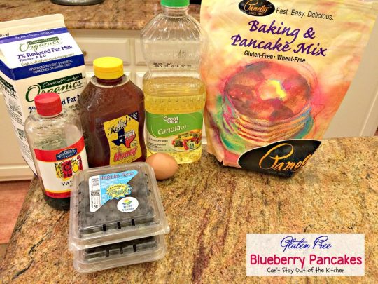 Gluten Free Blueberry Pancakes | Can't Stay Out of the Kitchen | fabulous #pancakes that are great for a #holiday #breakfast. Healthier, #cleaneating version. #blueberries