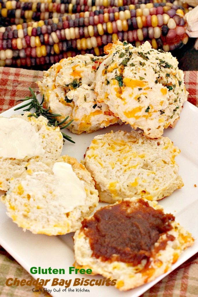 Gluten Free Cheddar Bay Biscuits | Can't Stay Out of the Kitchen | these #copycat #RedLobster #CheddarBayBiscuits are awesome! Loved this #glutenfree version. Great for a #holiday #breakfast too. #biscuits