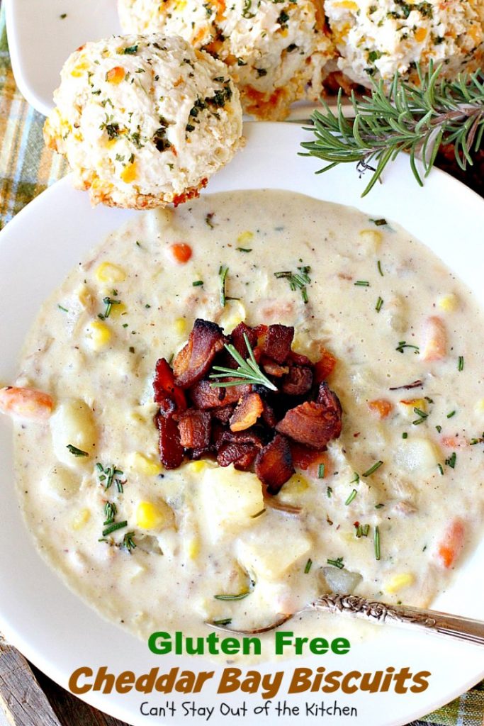 Gluten Free Cheddar Bay Biscuits | Can't Stay Out of the Kitchen | these #copycat #RedLobster #CheddarBayBiscuits are awesome! Loved this #glutenfree version. Great for a #holiday #breakfast too. #biscuits