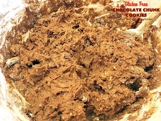 Gluten Free Chocolate Chunk Cookies | Can't Stay Out of the Kitchen | these awesome #cookies are the perfect #dessert for #MemorialDay, backyard barbecues or other summer fun. #chocolate #tailgating #glutenfree