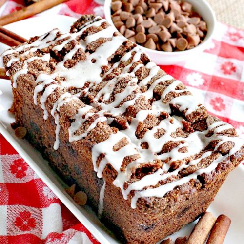 Gluten Free Cinnamon Roll Bread | Can't Stay Out of the Kitchen | awesome #bread that's reminiscent of eating #cinnamonrolls yet this one is #glutenfree! Great for a #holiday #breakfast. #pecans #cinnamonchips