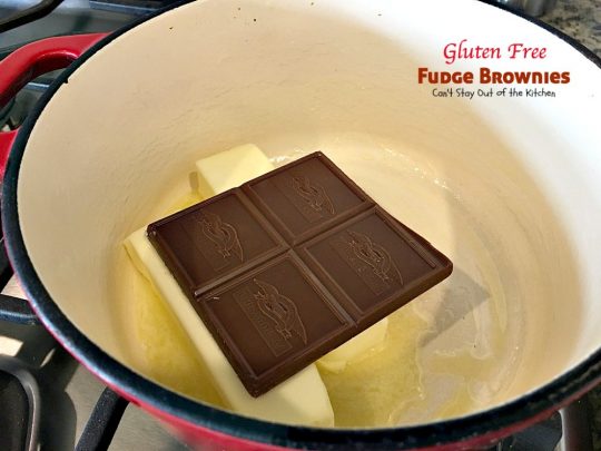 Gluten Free Fudge Brownies | Can't Stay Out of the Kitchen | delicious alternative to #brownies that's rich, decadent and fudgy! #chocolate #dessert