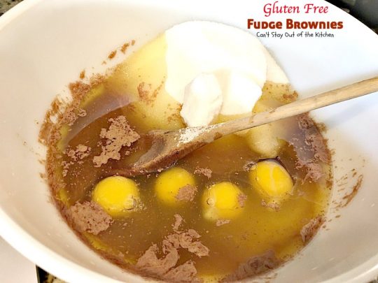Gluten Free Fudge Brownies | Can't Stay Out of the Kitchen | delicious alternative to #brownies that's rich, decadent and fudgy! #chocolate #dessert