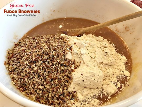 Gluten Free Fudge Brownies | Can't Stay Out of the Kitchen | delicious alternative to #brownies that's rich, decadent and fudgy! #chocolate #dessert