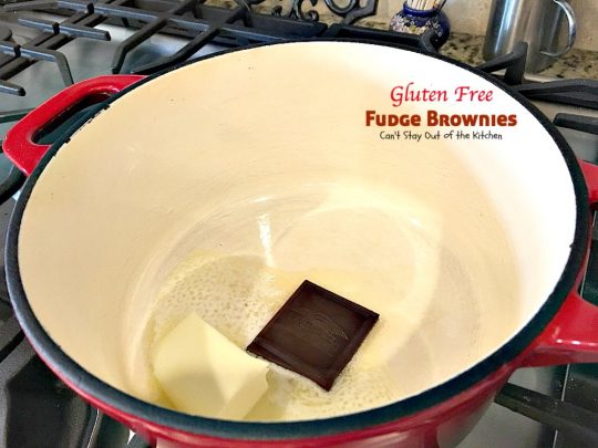 Gluten Free Fudge Brownies | Can't Stay Out of the Kitchen | delicious alternative to #brownies that's rich, decadent and fudgy! #chocolate #dessert