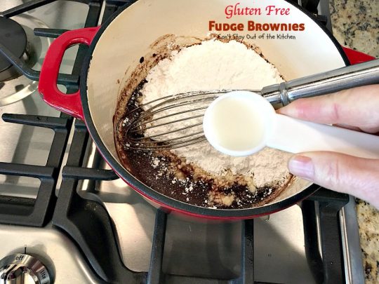 Gluten Free Fudge Brownies | Can't Stay Out of the Kitchen | delicious alternative to #brownies that's rich, decadent and fudgy! #chocolate #dessert