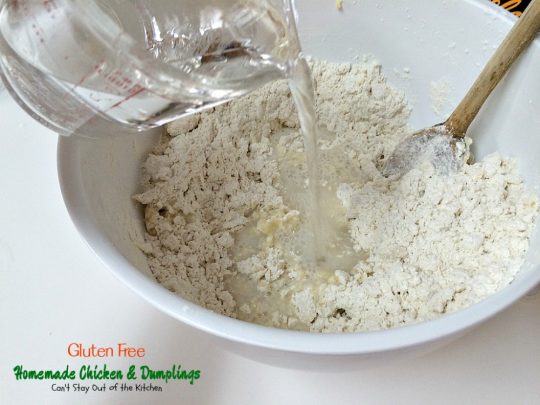 Gluten Free Chicken & Dumplings | Can't Stay Out of the Kitchen | my mom's terrific #chicken and #dumplings but made with #glutenfree flour instead. #soup