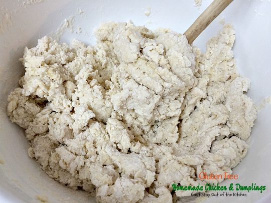 Gluten Free Chicken & Dumplings | Can't Stay Out of the Kitchen | my mom's terrific #chicken and #dumplings but made with #glutenfree flour instead. #soup
