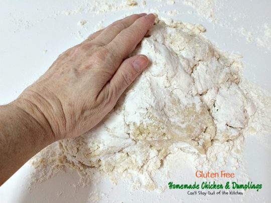 Gluten Free Chicken & Dumplings | Can't Stay Out of the Kitchen | my mom's terrific #chicken and #dumplings but made with #glutenfree flour instead. #soup