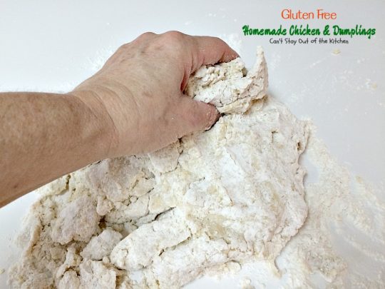 Gluten Free Chicken & Dumplings | Can't Stay Out of the Kitchen | my mom's terrific #chicken and #dumplings but made with #glutenfree flour instead. #soup