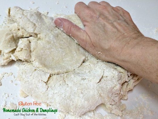 Gluten Free Chicken & Dumplings | Can't Stay Out of the Kitchen | my mom's terrific #chicken and #dumplings but made with #glutenfree flour instead. #soup
