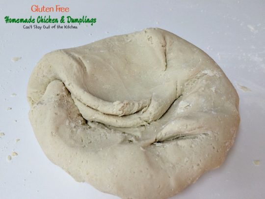 Gluten Free Chicken & Dumplings | Can't Stay Out of the Kitchen | my mom's terrific #chicken and #dumplings but made with #glutenfree flour instead. #soup
